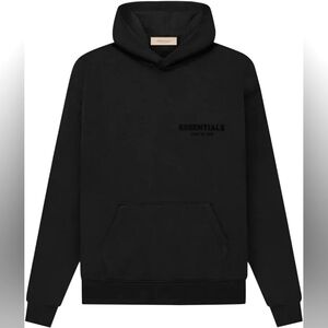 FEAR OF GOD ESSENTIAL HOODIE BLACK